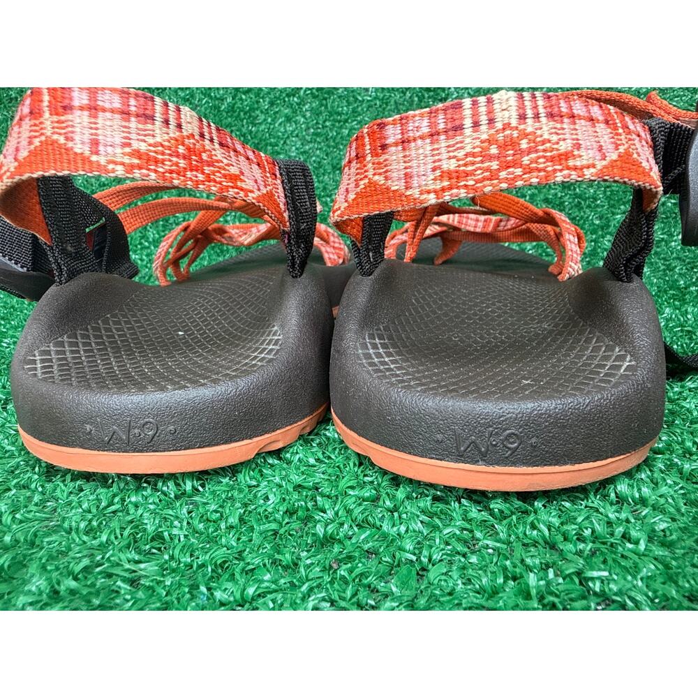 Chaco ZX/2 Cloud Classic Sport Sandals Buckle Double Strap Orange Women's US 9 - Picture 5 of 7